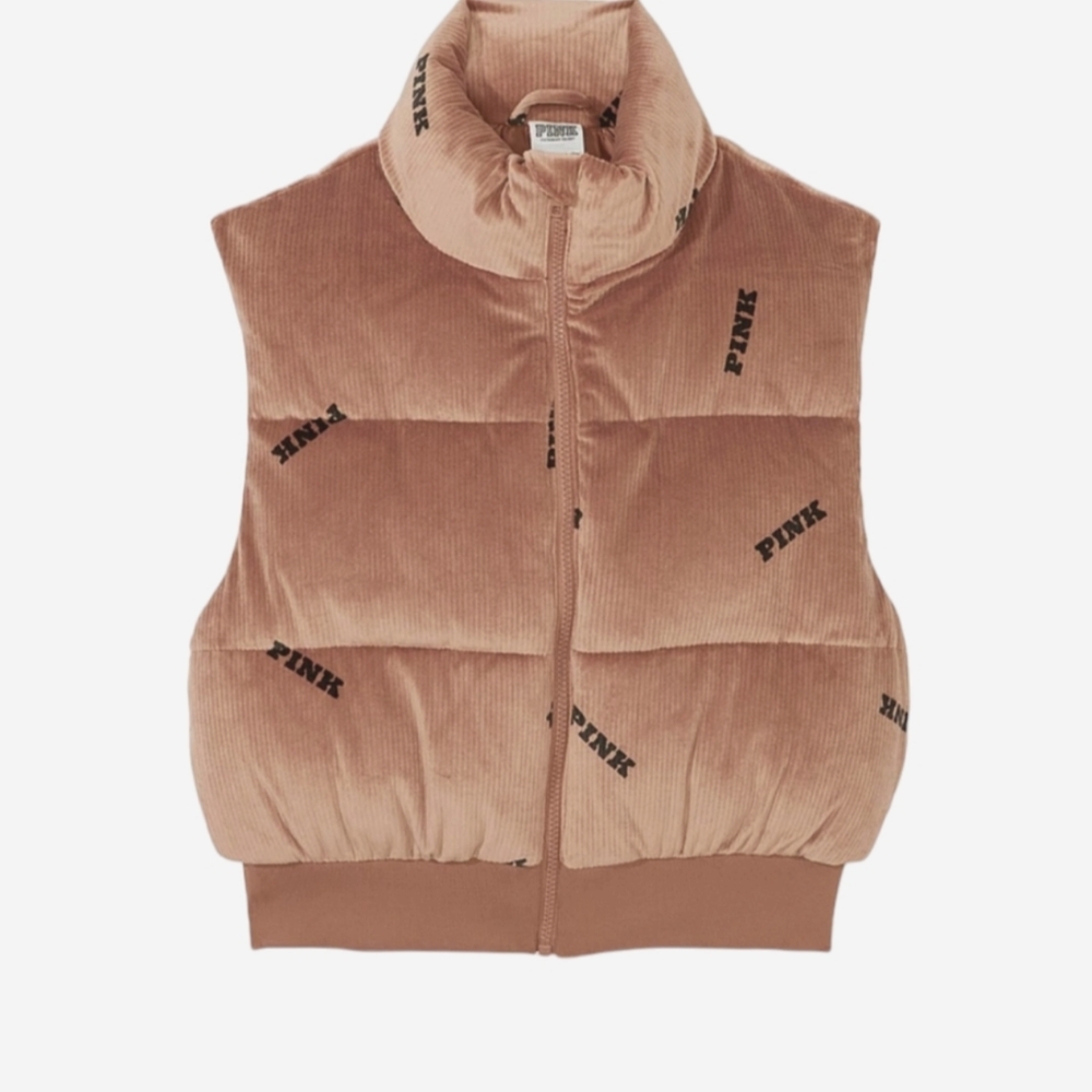 VS PINK Puffer Vest size Large